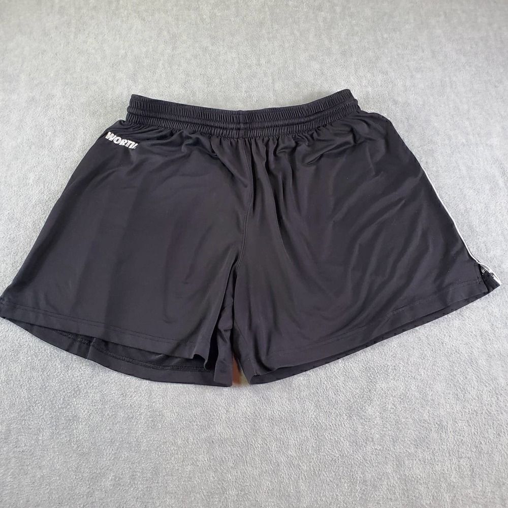 Worth Slowpitch Shorts Mens XL Black Baseball Activewear Pull On